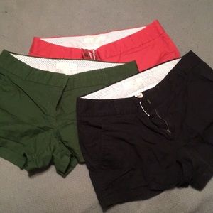 J. Crew chino shorts, size 10